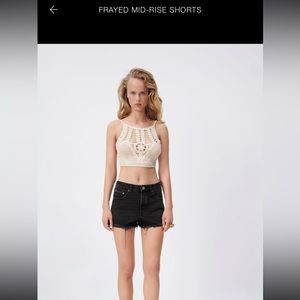 Zara Shorts high rise